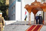 استقبال رسمی  رئیسی از نخست وزیر عراق