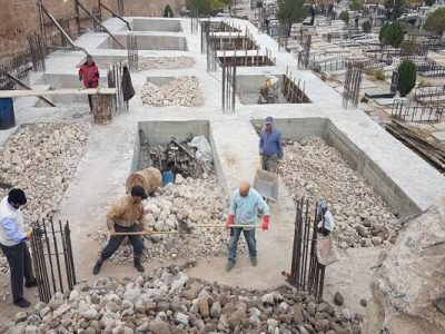 احداث ساختمان فرهنگسرای قبرستان ملک با مبلغ ۱۹۴ میلیارد ریال ادامه دارد