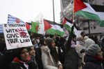 راهپیمایی  در برلین در حمایت از فلسطین و انزجار از تل‌آویو