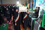 پیکر شهید گمنام میهمان دانش‌آموزان دبیرستان حجاب تبریز