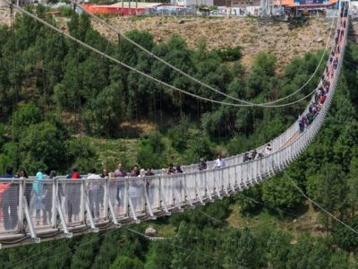 احداث بزرگ‌ترین پل معلق خاورمیانه در هوراند آغاز شد