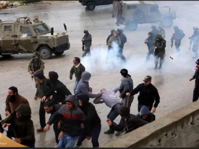 درگیری فلسطینی‌ها با اشغالگران در طولکرم