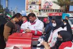 حضور بیش از ۸ هزار امدادگر در پوشش امدادی راهپیمایی ۲۲ بهمن