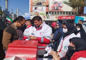 حضور بیش از ۸ هزار امدادگر در پوشش امدادی راهپیمایی ۲۲ بهمن
