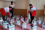 توزیع ۳۳۸۲ بسته معیشتی توسط هلال‌احمر آذربایجان‌شرقی