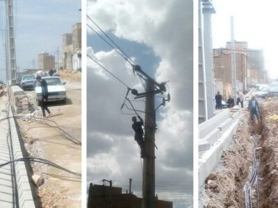 شبکه برق پروژه ملی طرح نجات تبریز در حال اجراست