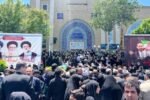 پیکر مطهر شهید آیت الله آل هاشم در وادی رحمت تبریز به خاک سپرده شد