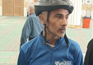 دوچرخه سوار تبریزی از محل شهادت تا محل خدمت امام جمعه شهید را رکاب زد