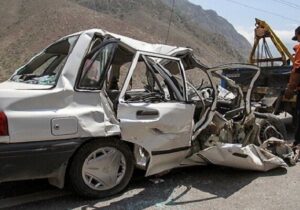 حادثه رانندگی در اتوبان شهید کسایی تبریز با سه فوتی