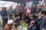 یادمانِ شهدای خدمت در منطقهٔ دیزمار ورزقان گلباران شد