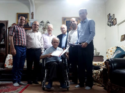 دیدار و تجلیل از استاد پیشکسوت ریاضی دانشگاه تبریز با حضور معاون آموزشی و تحصیلات تکمیلی