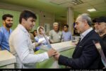 استاندار آذربایجان شرقی میهمان پرستاران بیمارستان شهدای تبریز