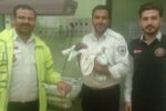 نوزاد عجول مرندی داخل آمبولانس اورژانس به دنیا آمد