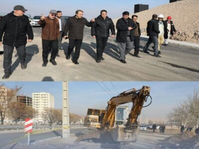 عملیات اجرای رینگ آبی شرق تبریز آغاز شد