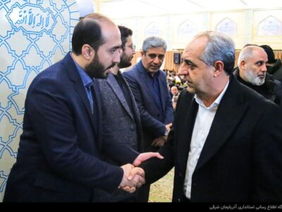 🔹حضور بهرام سرمست، استاندار آذربایجان شرقی در آیین نخستین سالگرد عابدین رضوی خرم، استاندار فقید استان