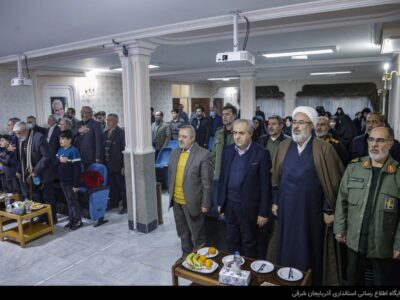 📸 تصاویر|آیین تجلیل از خانواده های شهدای مدافع حرم با حضور استاندار آذربایجان شرقی