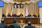 بهرام سرمست، استاندار آذربایجان شرقی در جلسه شورای اجتماعی استان با حضور دستیار اجتماعی رییس جمهور