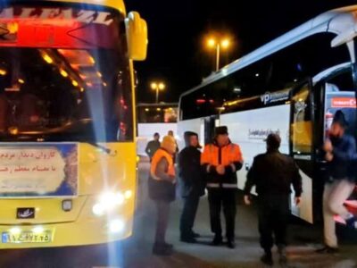 ۷۳ دستگاه اتوبوس در قالب کاروان دیدار با رهبر معظم انقلاب به تهران اعزام شدند