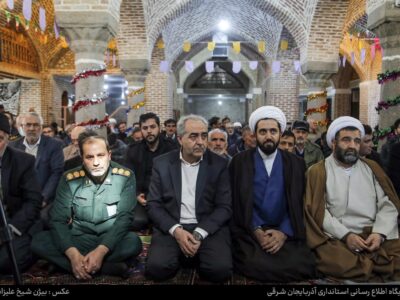 تصاویر | حضور استاندار آذربایجان شرقی در  نماز جمعه شهرستان هشترود