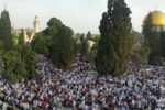 ۱۲۰ هزار فلسطینی نماز عید فطر را در مسجدالأقصی اقامه کردند