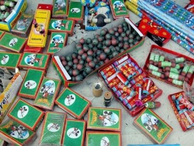 کشف بیش از ۱۱ هزار عدد مواد محترقه غیرمجاز در مراغه