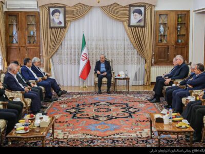 استاندار آذربایجان شرقی: اتاق بازرگانی بسته پیشنهادی خود برای سال «سرمایه گذاری برای تولید» را ارایه کند/ درباره طرح های کلان استان فکر مشترک داریم
