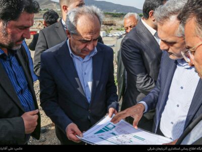 استاندار آذربایجان شرقی در بازدید سه ساعتی از کریدور ارس: این طرح، مسیر امنی را برای تردد خودروها و کامیون‌ها در نوار مرزی استان فراهم می‌کند