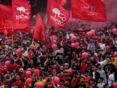 وقتی هواداران تراکتور یک قدم جلوتر از تیم دویدند