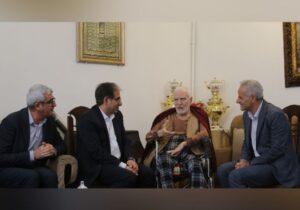 دیدار معاون سیاسی و اجتماعی استاندار با استاد «باریشماز»؛ ادیب، شاعر و نویسنده مراغه‌ای