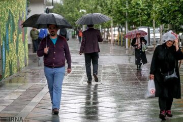 ادامه بارش‌های رگباری و کاهش محسوس دما در آذربایجان‌شرقی