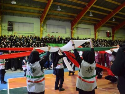 برگزاری جشن فاطمی در مراغه؛ حضور ۲ هزار دختر در صحنه فرهنگ و مقاومت