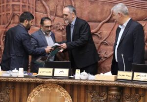 مراسم تحلیف داوود امیرحقیان با حضور فرماندار تبریز برگزار شد