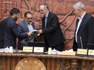 مراسم تحلیف داوود امیرحقیان با حضور فرماندار تبریز برگزار شد
