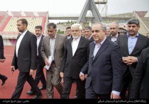 بازدید معاون اول رییس جمهور از مجموعه ورزشی یادگار امام تبریز