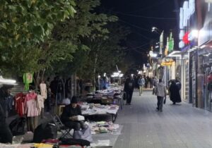 بازدید مستمر و روزانه از بازار دستفروشان شهریار باغمیشه