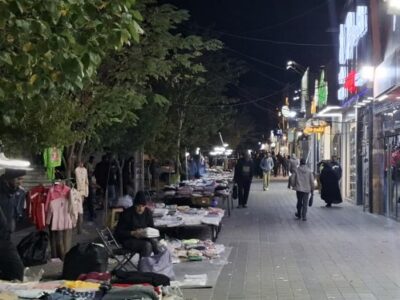 بازدید مستمر و روزانه از بازار دستفروشان شهریار باغمیشه