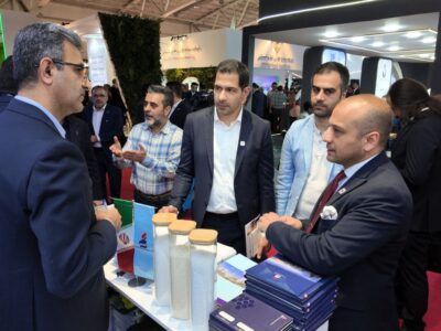 گزارشی تصویری از حضور پررنگ پتروشیمی تبریز در نمایشگاه بین‌المللی نفت، گاز، پالایش و پتروشیمی