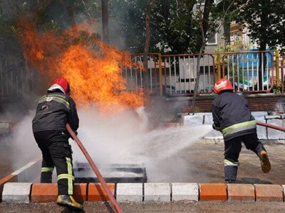 دومین المپیاد عملیاتی ورزشی آتش نشانی تبریز برگزار شد