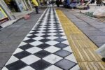اجرای سنگفرش پیاده‌رو های بلوار جمهوری اسلامی آغاز شد
