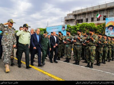 گزارش تصویری | صبحگاه مشترک نیروهای مسلح مستقر در استان