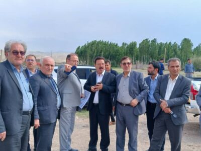 بازدید معاون هماهنگی امور عمرانی استاندار آذربایجان شرقی ازجابجایی راهداری خواجه جهت تعریض جاده تبریز_اهر