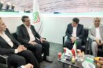 حضور مدیرعامل پتروشیمی تبریز در پاویون شستان و دیدار با رئیس هیئت‌رئیسه صندوق‌های بازنشستگی نفت