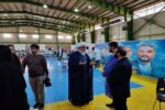 بازدید عضو شورای شهر تبریز از اردوی جهادی سلامت و دندانپزشکی در شهرک ارم