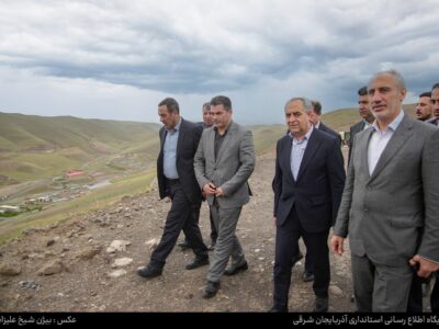 گزارش تصویری (۲) سفر معاون رئیس جمهور و رئیس سازمان برنامه و بودجه کشور به تبریز؛ حضور میدانی در قطعه ششم آزادراه تبریز- ارومیه و بیمارستان ۱۵۰۰ تختخوابی