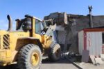 تخریب یک ویلای مسکونی، تجاری غیرمجاز در باسمنج