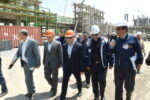 بازدید میدانی استاندار آذربایجان شرقی از مجموعه پتروشیمی تبریز
