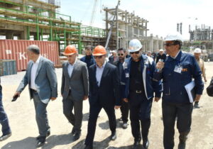 بازدید میدانی استاندار آذربایجان شرقی از مجموعه پتروشیمی تبریز