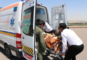 واژگونی مینی‌بوس در جاده اهر-کلیبر ۲۵ مصدوم برجای گذاشت