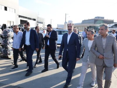 بازدید دکتر سلیمی مدیرعامل سازمان مسئول منطقه از واحدهای تولیدی منطقه ویژه اقتصادی سهلان