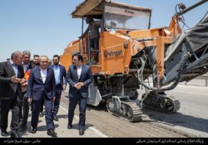 آغاز عملیات اجرایی طرح بهسازی و روکش آسفالت آزادراه تبریز- زنجان